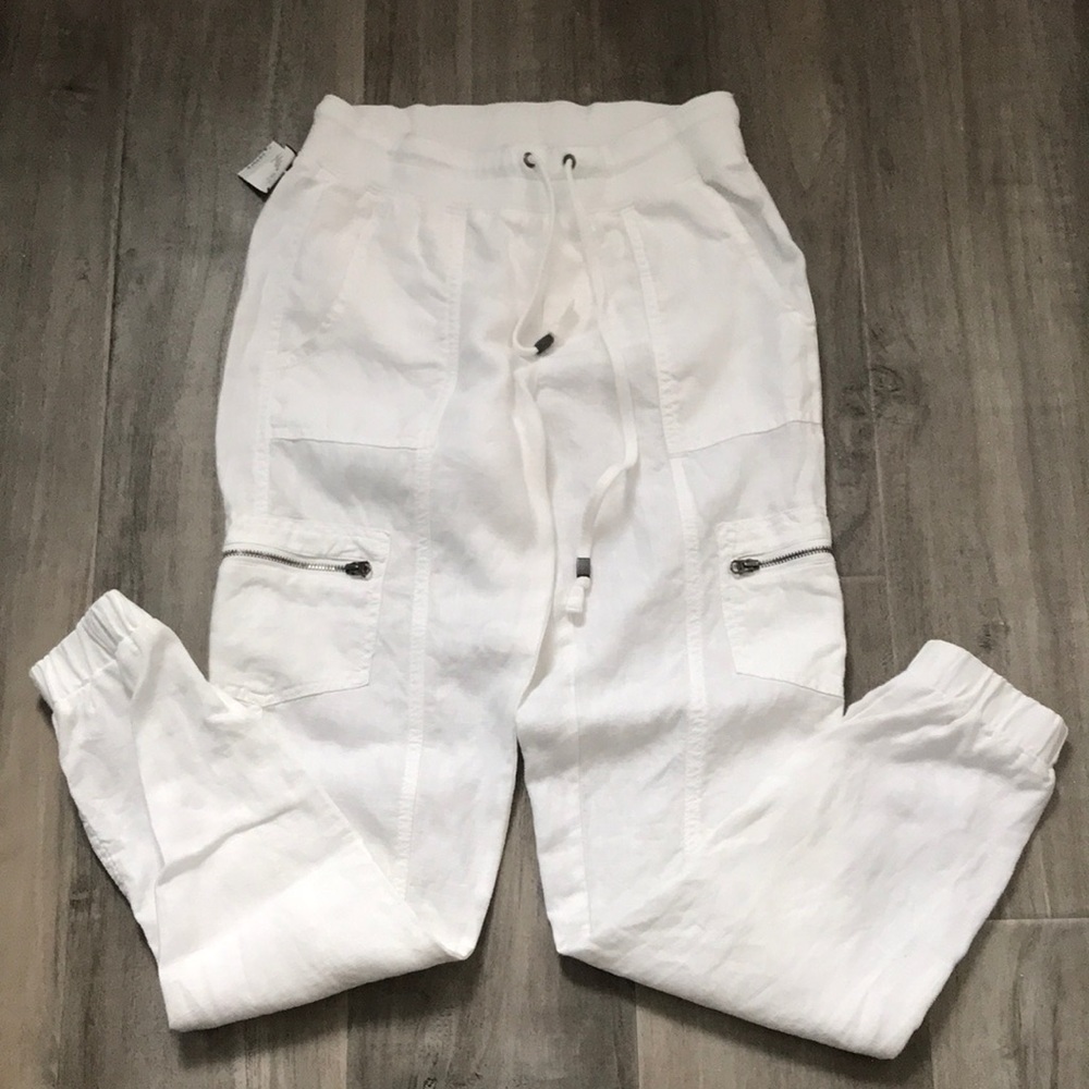 Athleta White High Rise Jogger